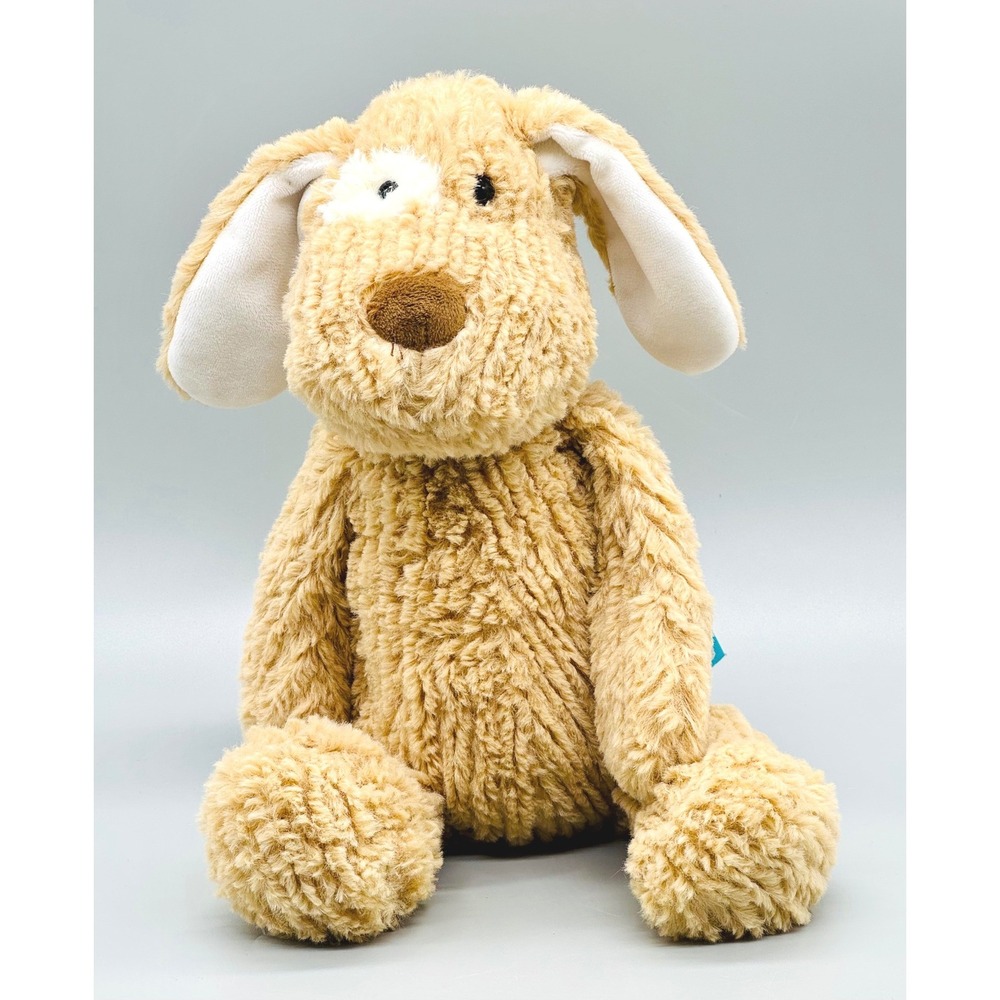 Manhattan Toy Company Adorables Dog Rex Plush Ribbed Eye Patch Stuffed Animal